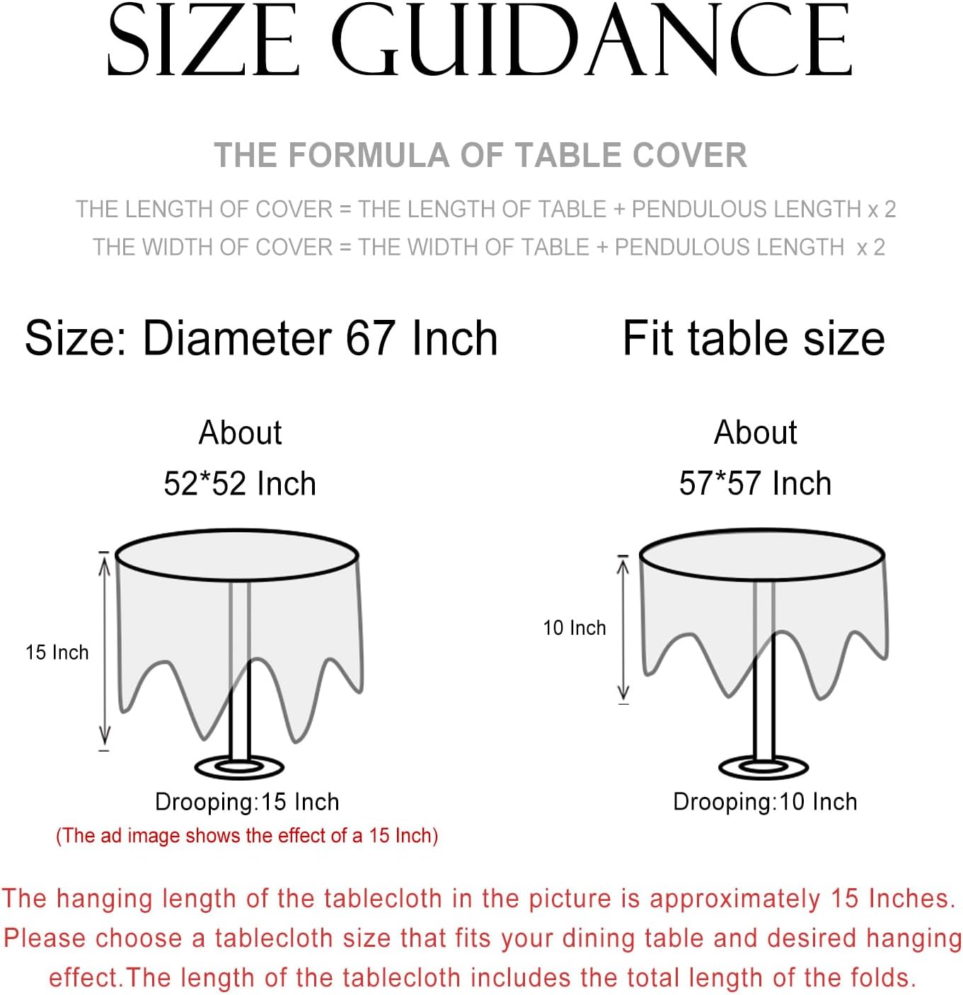 patdrea Designer Linen Table Cloth for Round Table,Durable Breathable Anti-Wrinkle Floral Tablecloth,Fall Decorative Cover for Kitchen Dining,Christmas,Thanksgiving,Party,Diameter 67"-Noah