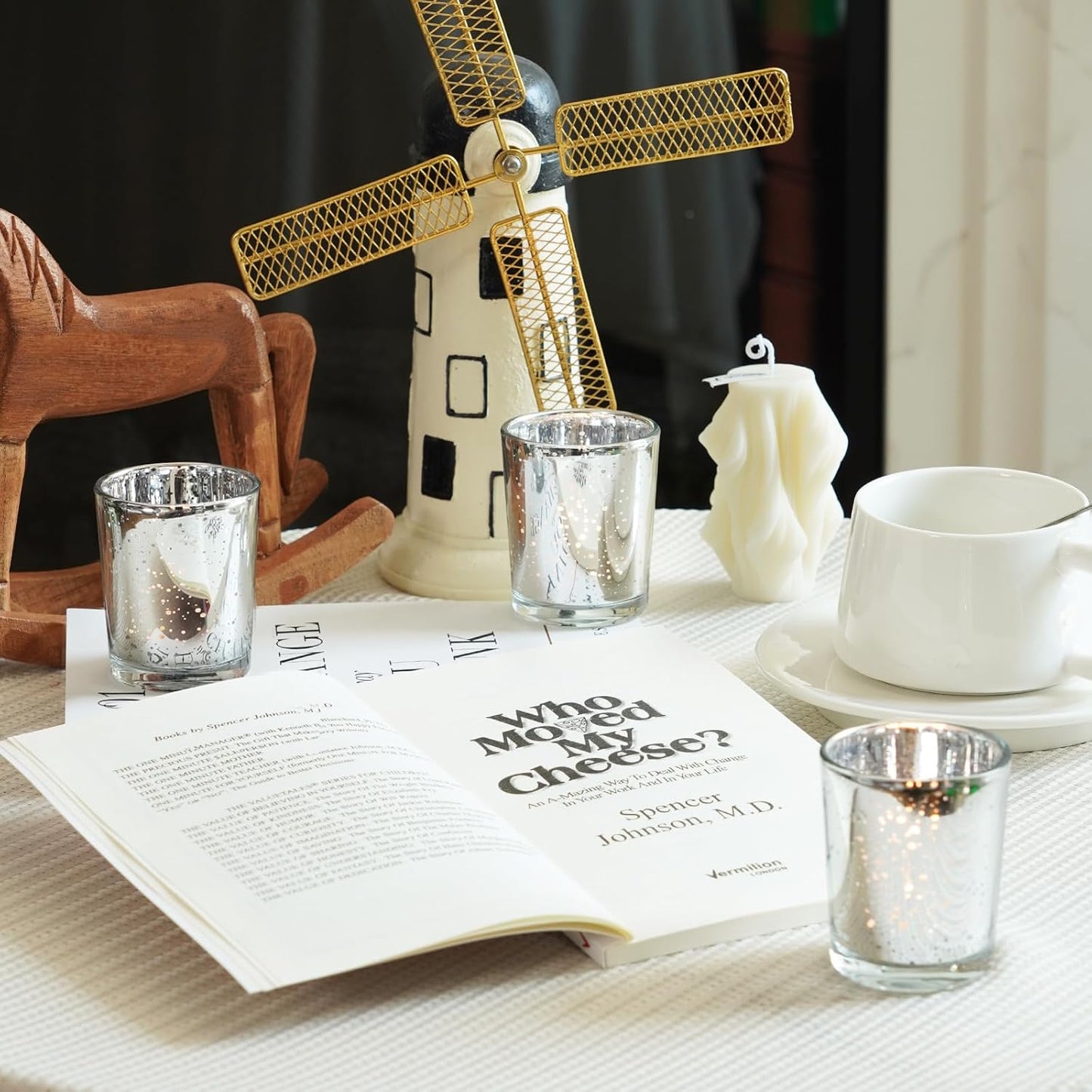 Homemory 24 Pcs Silver Votive Candle Holders, Mercury Glass Candle Holder, Tealight Candle Holders for Table Centerpieces, Baby Shower, Party, Anniversary, Wedding, Home Decor, Halloween, Christmas