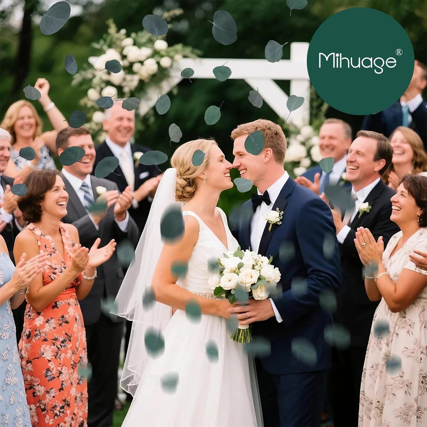 400+ Natural Dried Eucalyptus Leaves – Bulk Green Petals for Wedding, Baby Shower, & Table Decor. Biodegradable Confetti for Cake, Crafts & Party Decorations (6oz)