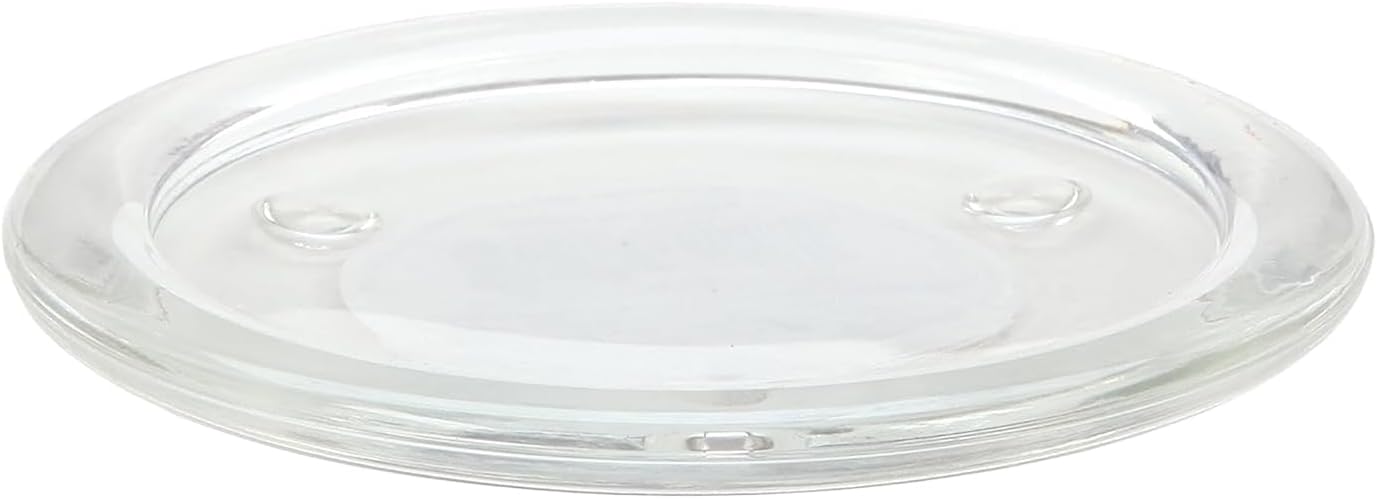 WGV Tea Light Votive Candle Holder Plate 4" W, Clear Flat Plate Glass, Small Home Accent Decor, 1 Pc