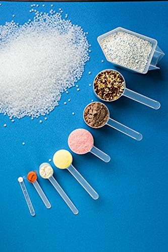 1.5 mL (1.5 CC) Long Handle Scoop for Measuring Coffee, Pet Food, Grains, Protein, Spices and Other Dry Goods (Pack of 100)