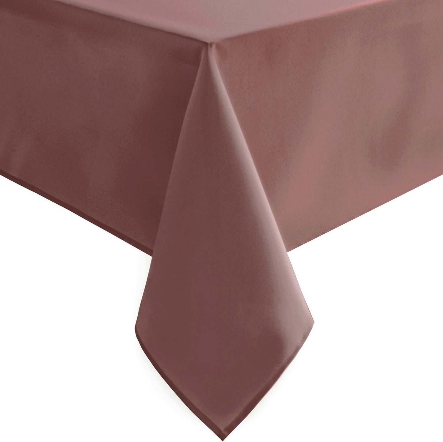 Hiasan Dusty Rose Tablecloth for Rectangle Tables - Waterproof Washable Polyester Fabric Table Cloth for Buffect Dining Birthday Party Wedding, 54 x 120 Inch