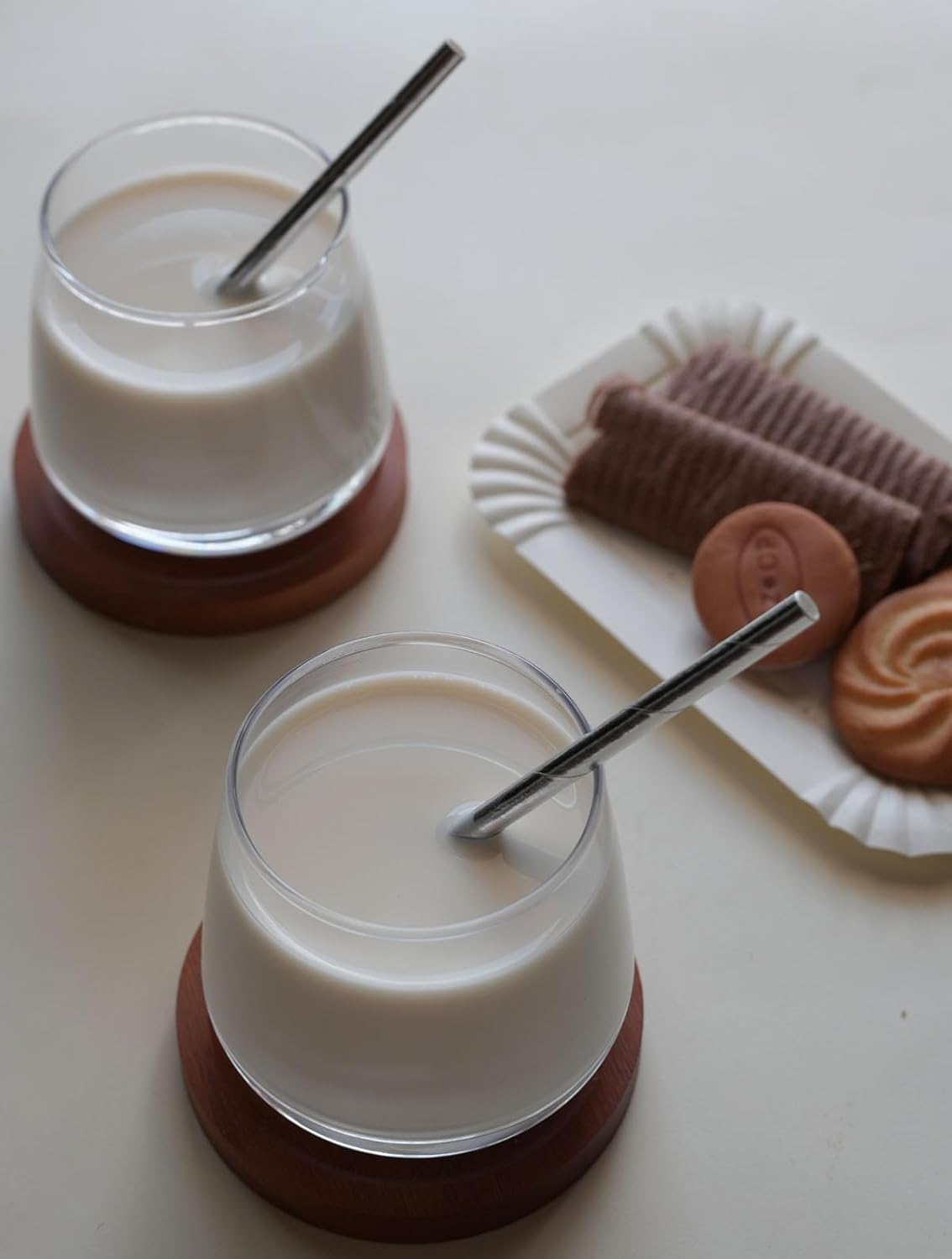 Paper Drinking Straws Cocktail Silver, Compostable Disposable Straws for Party, Bar, Decorations - 5.75" Short, 500 Count