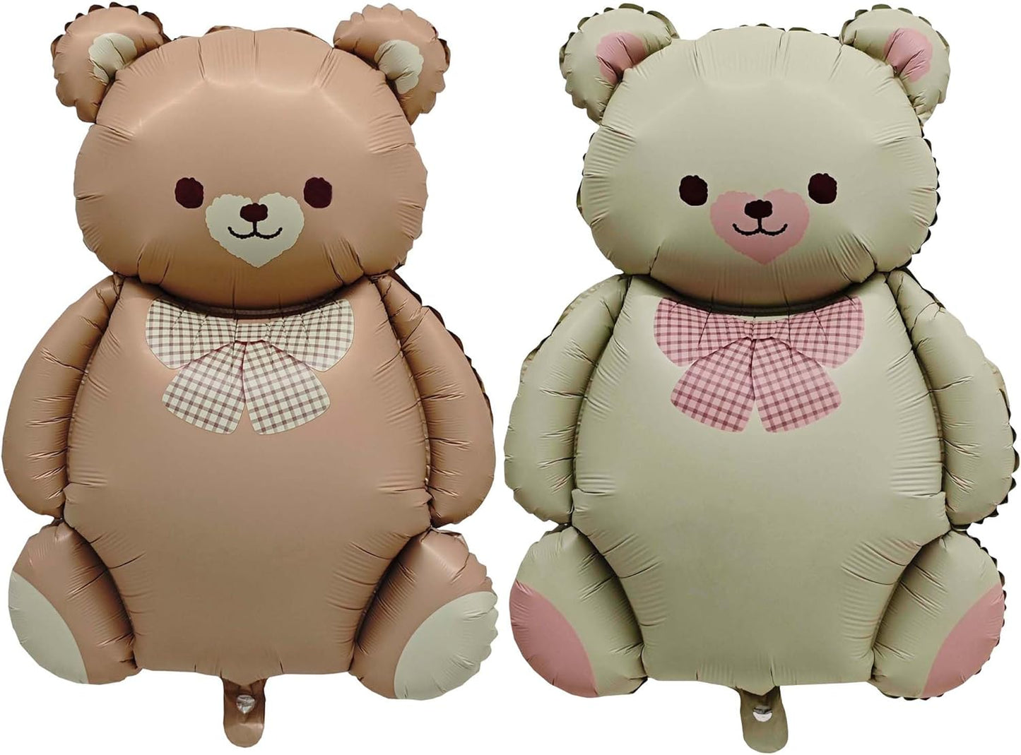 Matte teddy bear balloons Decorations 2PCS Foil Mylar Balloons Little Bear Theme Party Supplies Jungle Safari Theme Baby Shower Birthday Party Decorations