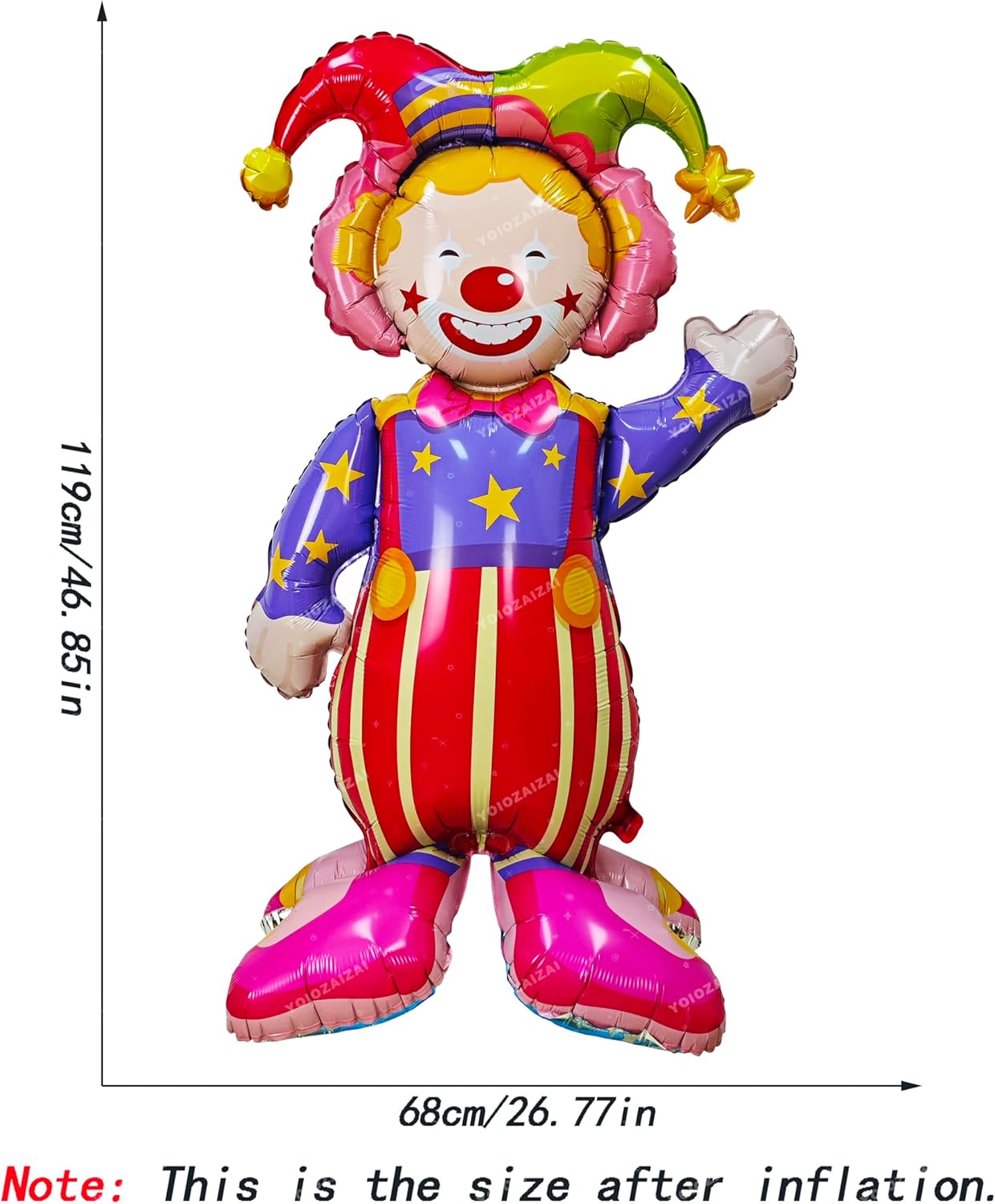 Self Standing Large Circus Balloon For Circus Carnival Theme Party Decorations Circus For Plim Plim Birthday Party Decorations