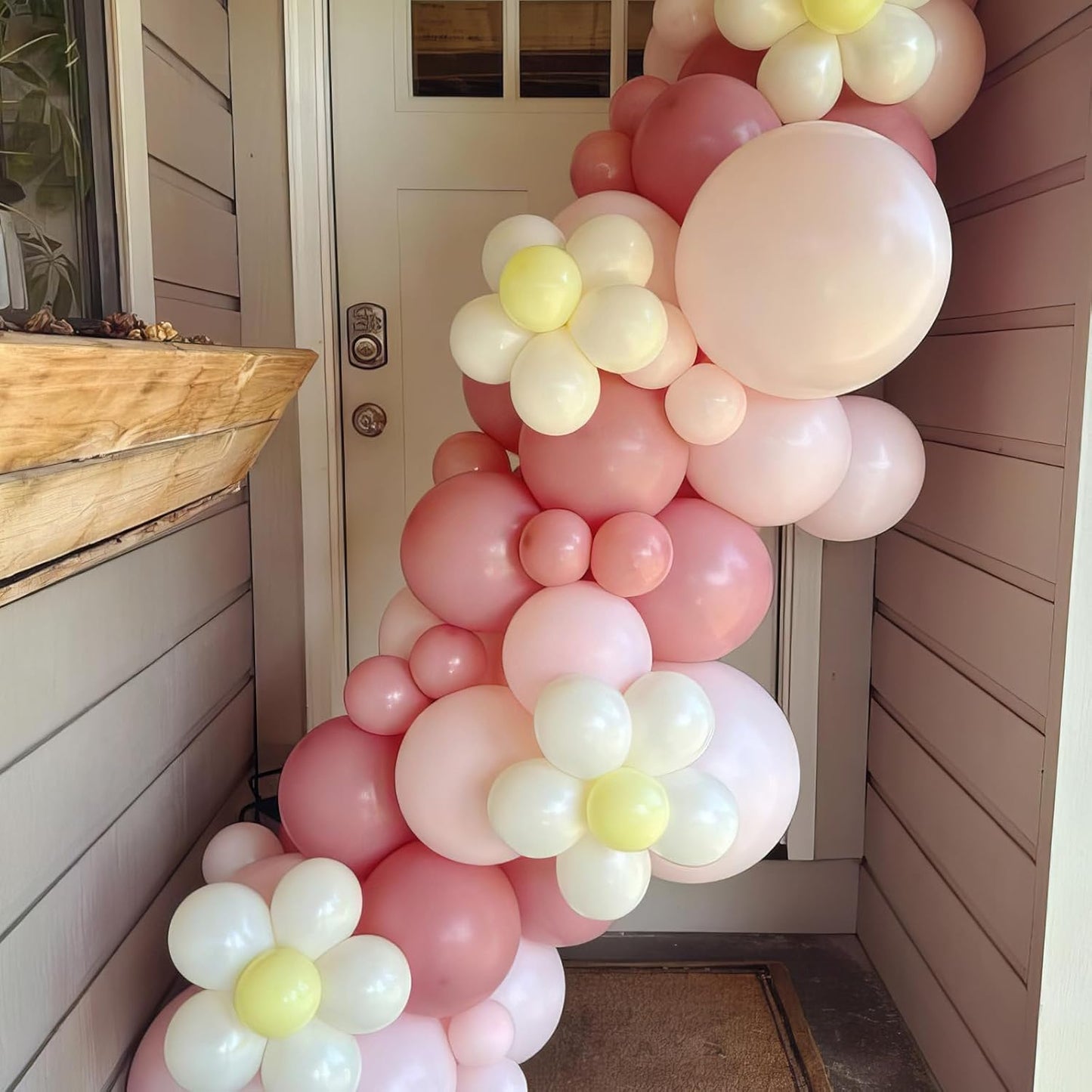 Hot Pink White Balloons, Pink White Balloons, Pink and Silver Confetti Balloon for Woman Birthday Girls Baby Shower Party Wedding Graduation Bridal Shower Decorations