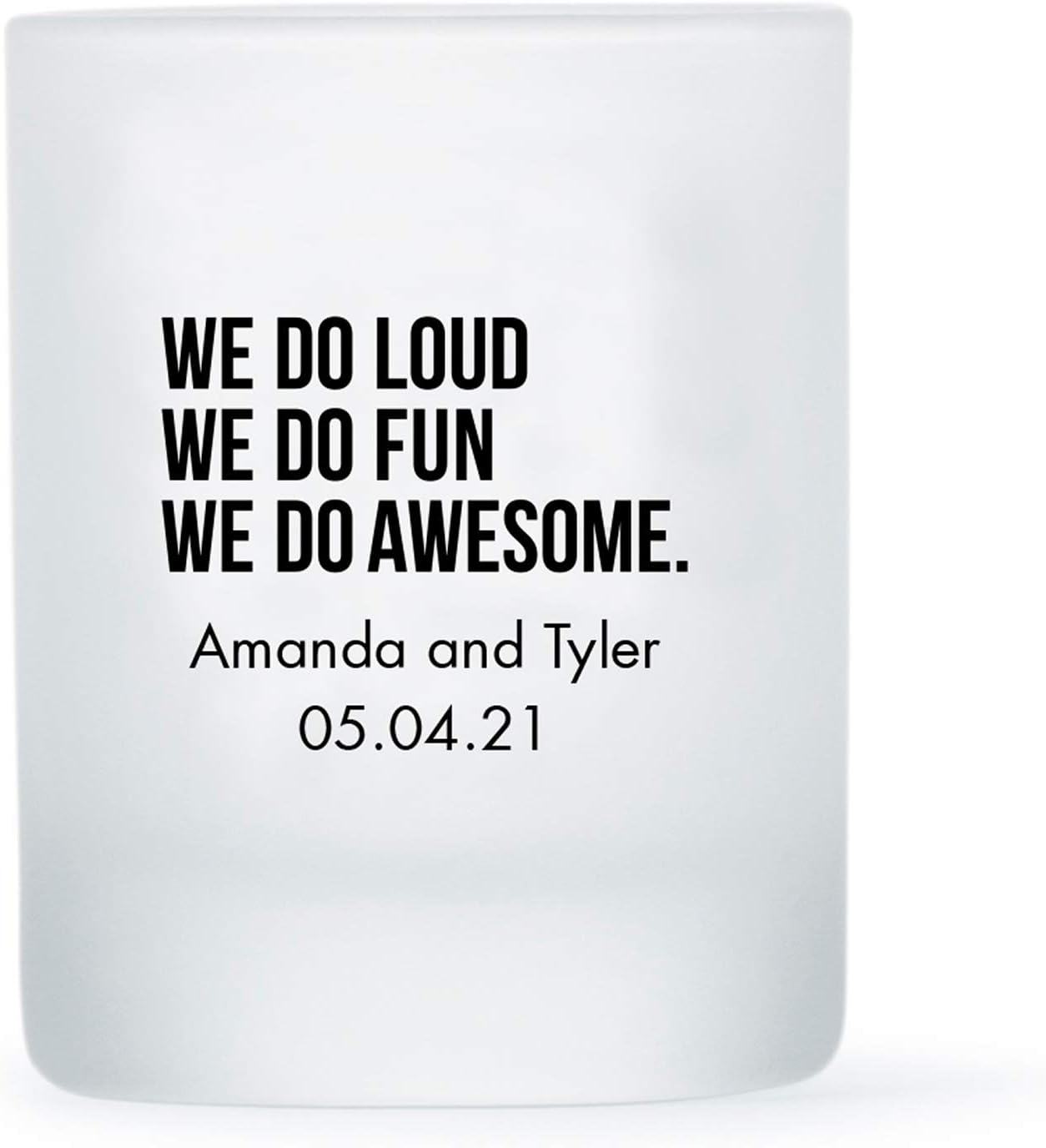 WEDDINGSTAR Personalized 3oz Frosted Shot Glass Customizable Full Color Print - 84 pack