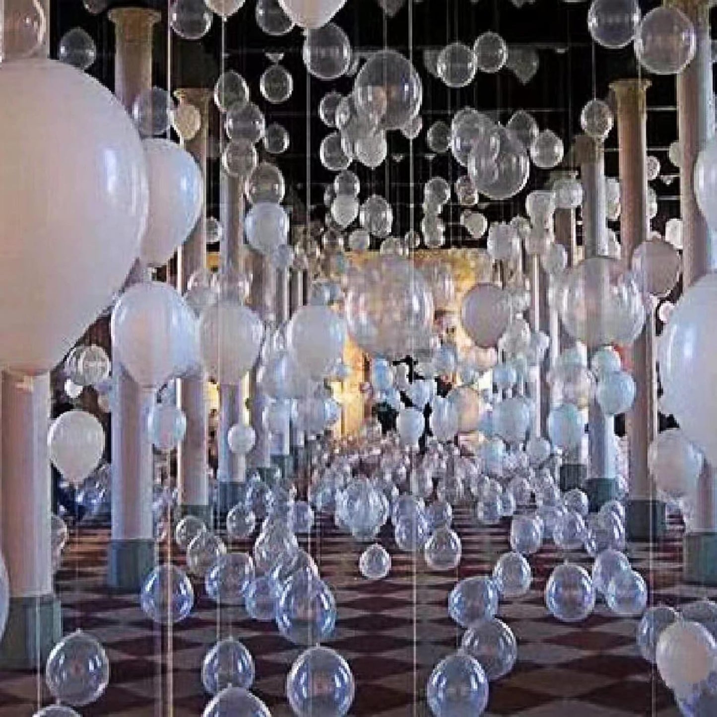 KAWKALSH 200pcs Clear Balloons 5 Inch, Small Mini Latex Balloons for Party Birthday Baby Shower Anniversary Festival Arch Garland Decoration
