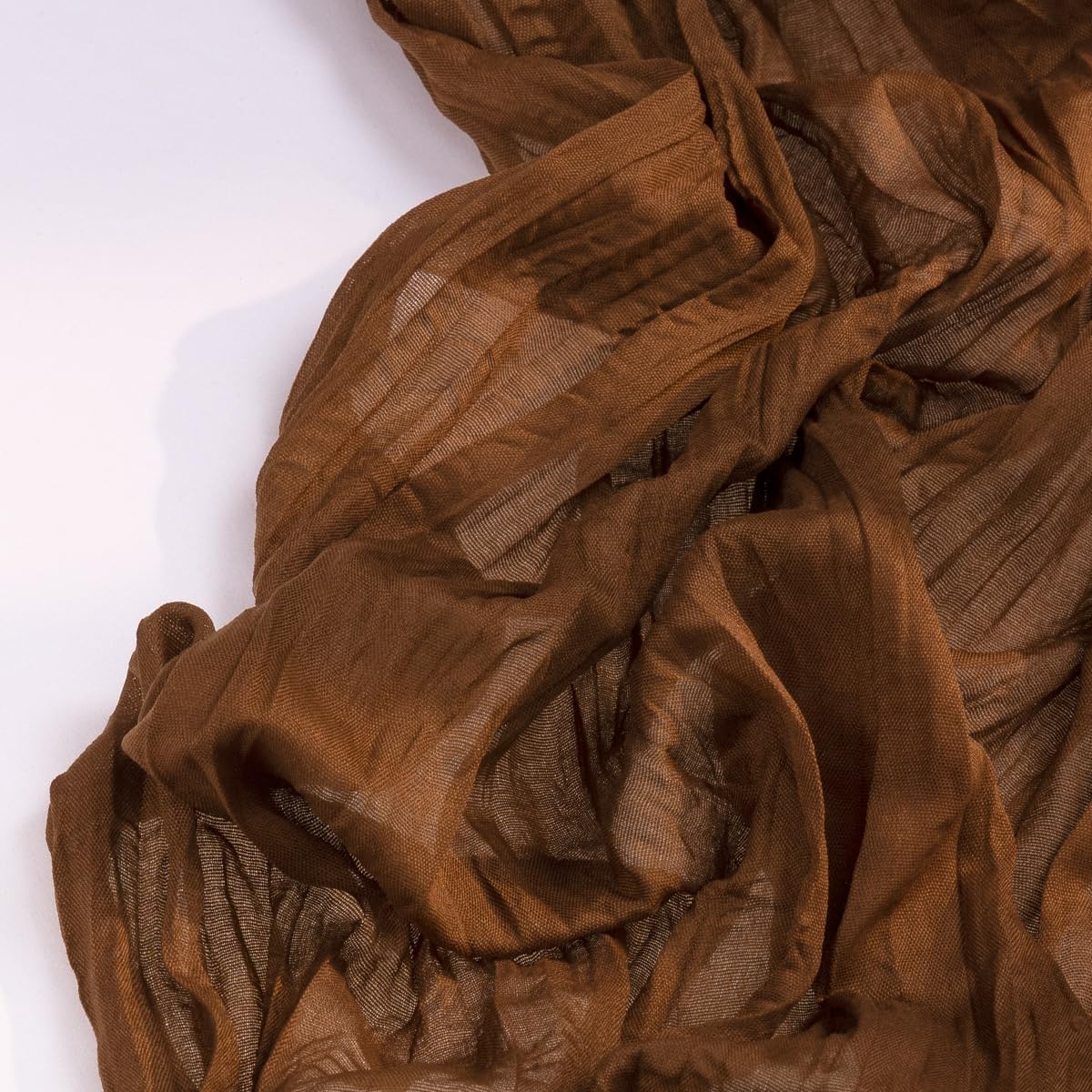 Brown Cheesecloth Table Runner Tan 10 Pack Fall Table Runners Boho Gauze 120 Inches Marron Cheese Cloth Fall Table Decorations for Thanksgiving Wedding Bridal Baby Shower Tea Party Decor