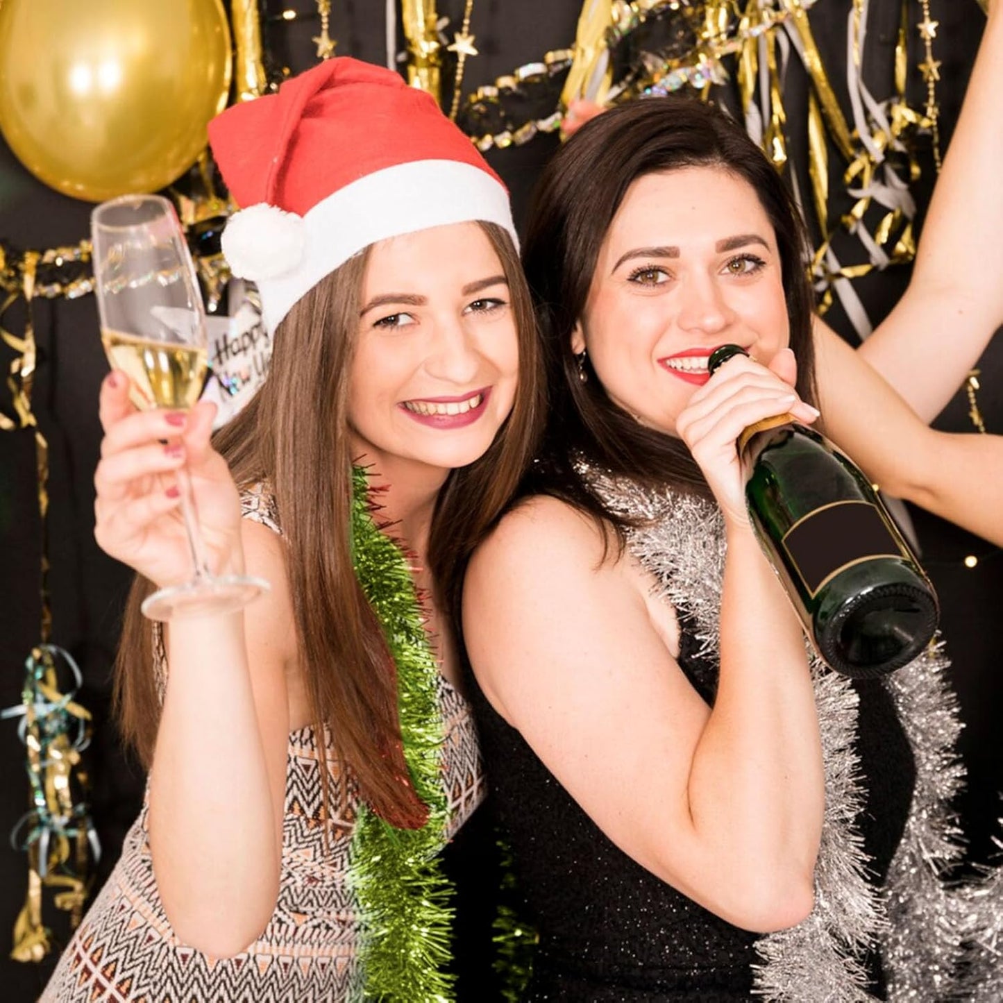 25 Feet Light Green Christmas Tinsel Garland, Metallic Foil Twist Garland Wall Hanging Tinsel Banner Backdrop for Parade Floats, Easter, Mother's Day, Birthday Party Decorations (4in x 25ft)