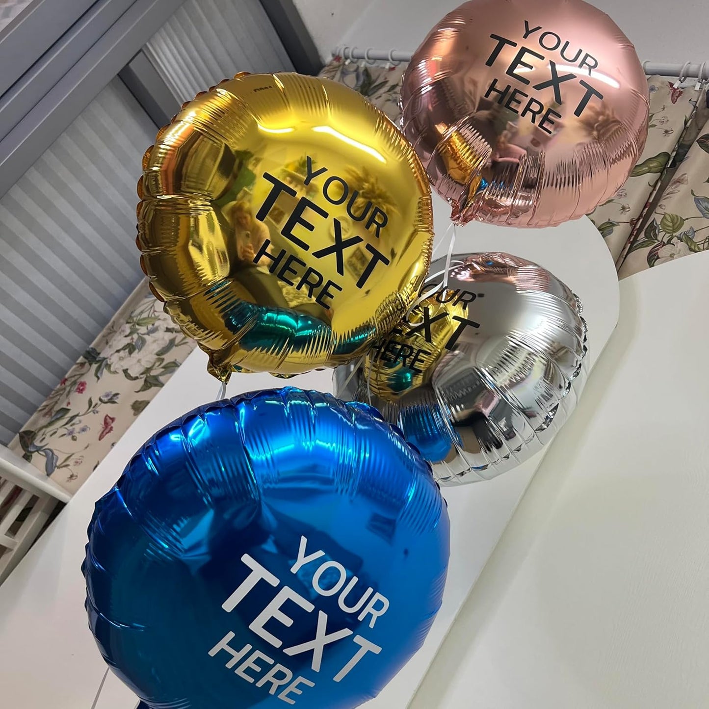 Сustom balloons Name Personalized foil Balloon round 19 inch satin and glossy colors Any text Gift Idea Surprise Customizable Birthday Wedding Anniversary Party decoration gifts surprise