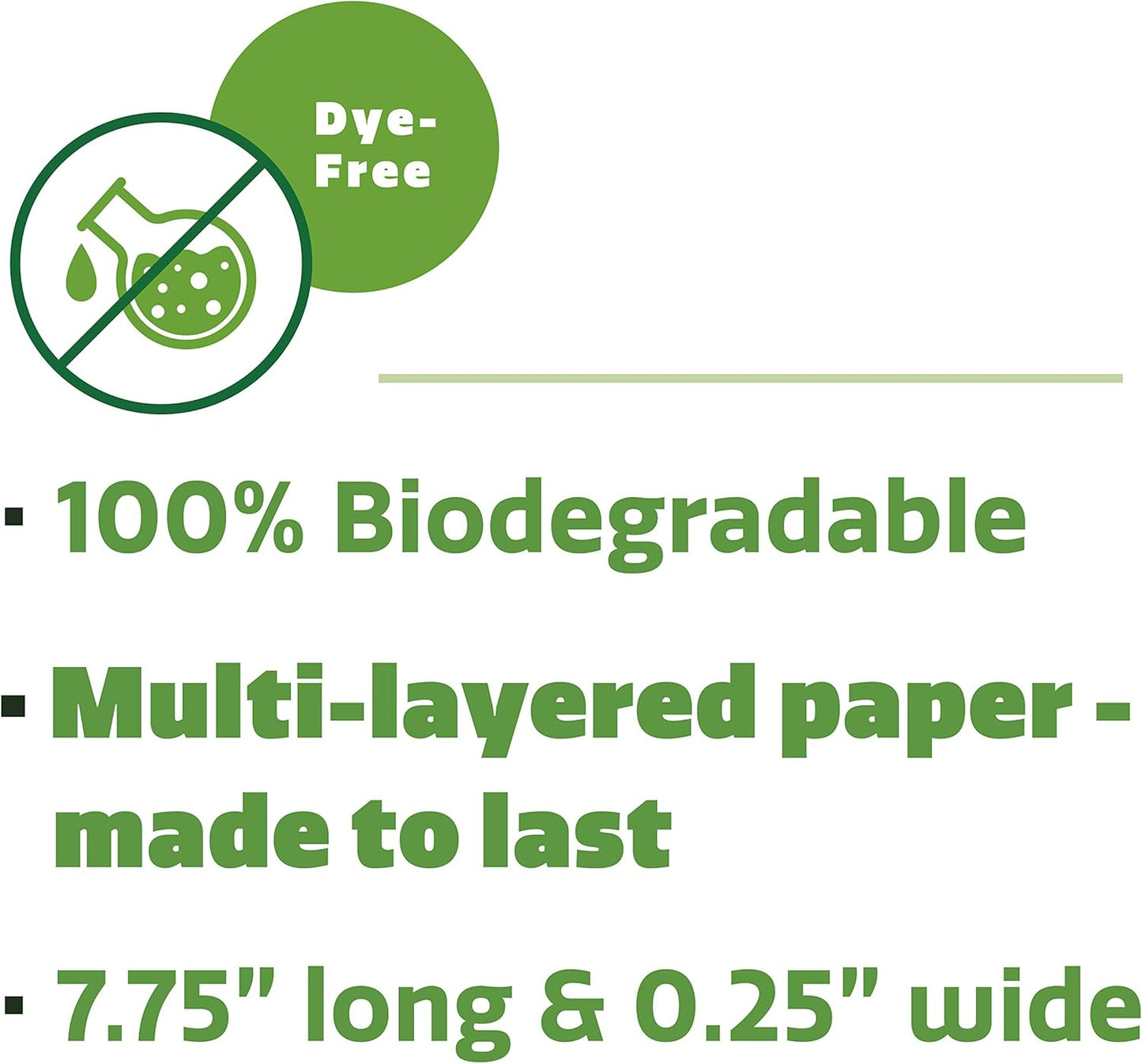 Comfy Package [200 Pack] Kraft Paper Straws, 100% Biodegradable & Ink-free, Straws for drinking and Crafts - Kraft