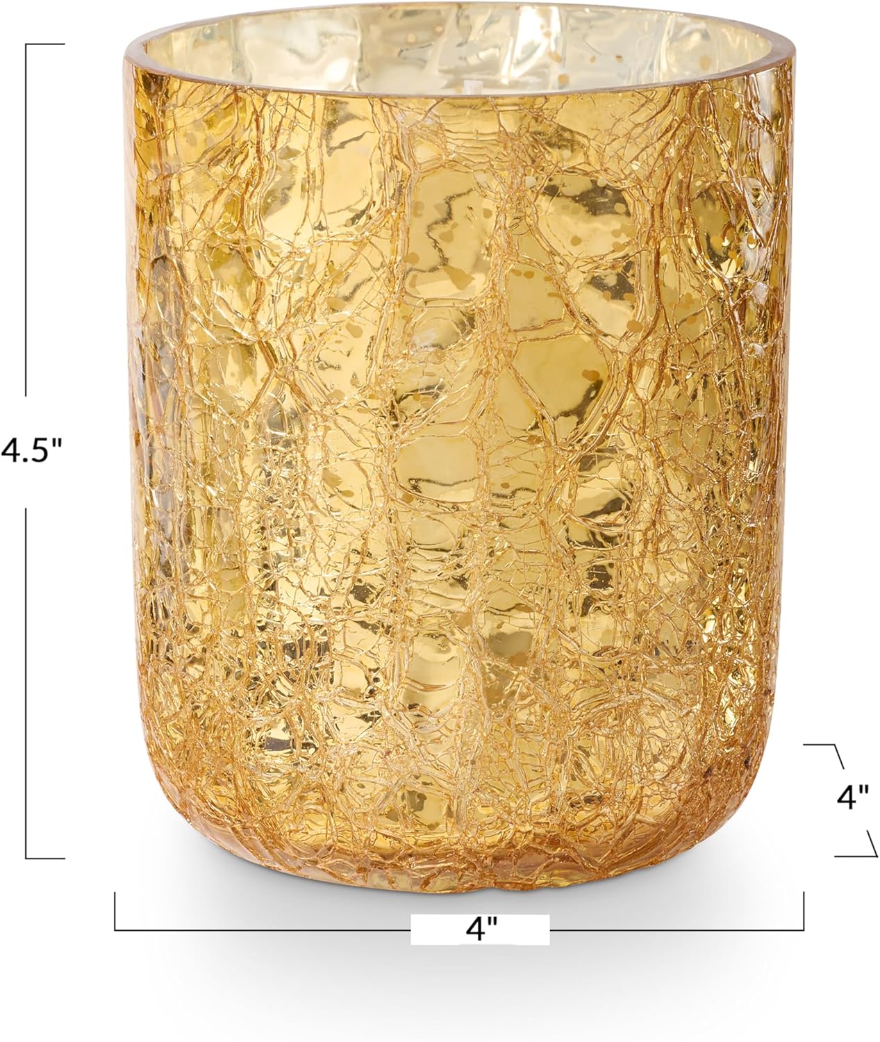 ILLUME Small Boxed Crackle Glass Candle, Cardamom Pomander