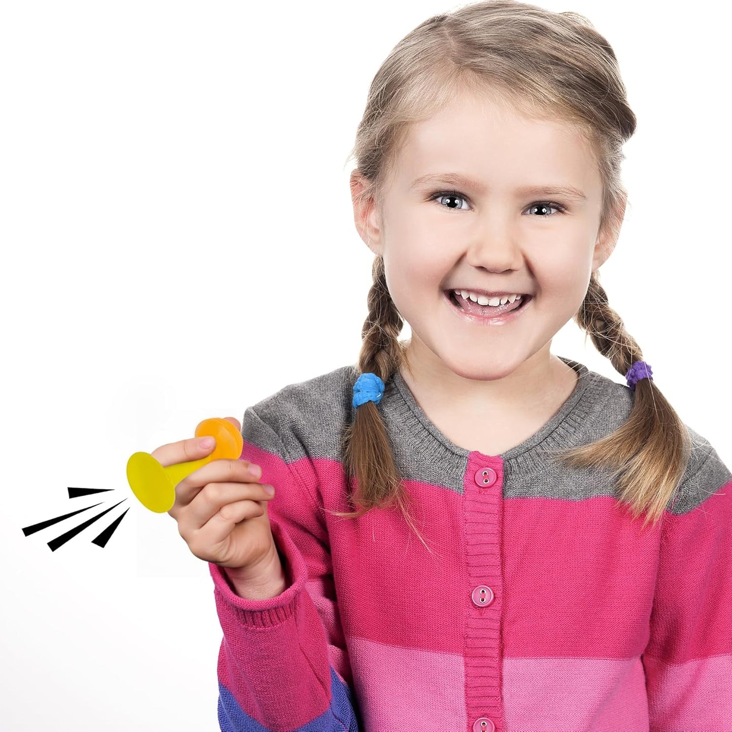 ArtCreativity Mini Push Trumpet Party Blowers, Set of 12 Horn Noise Makers for Sporting Events, Easter Basket Essentials, Classroom Prizes, Party Favors Goodie Bags Stuffers for Kids, Assorted